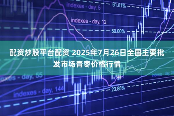 配资炒股平台配资 2025年7月26日全国主要批发市场青枣价格行情
